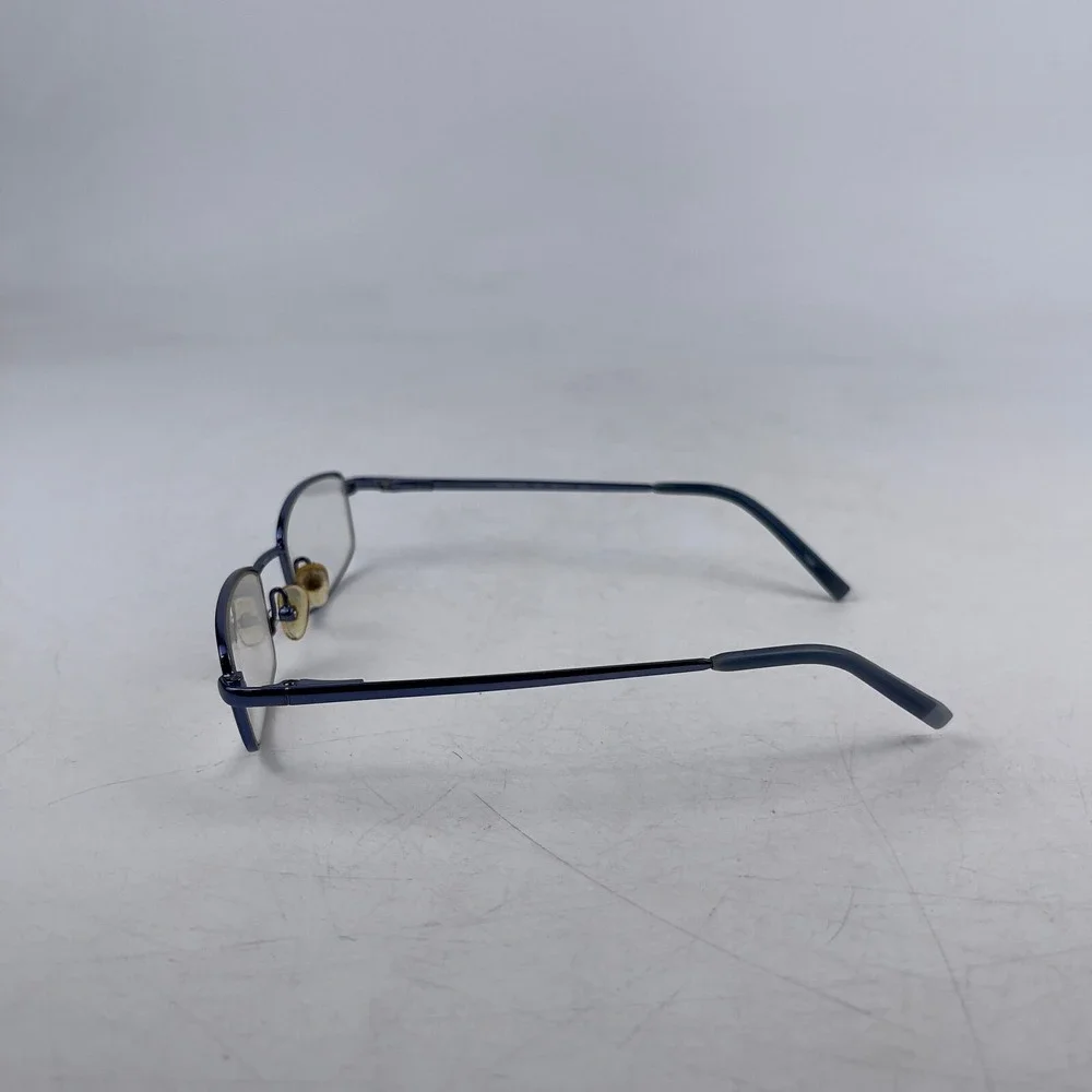 Robert Mitchel RMJ 605 Men's Eyeglasses Frame Blue Metal Rectangular 46-17-125mm